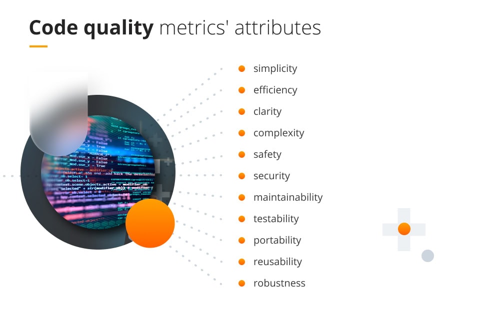 Code quality metrics' attributes