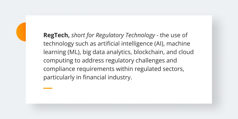 RegTech - definition