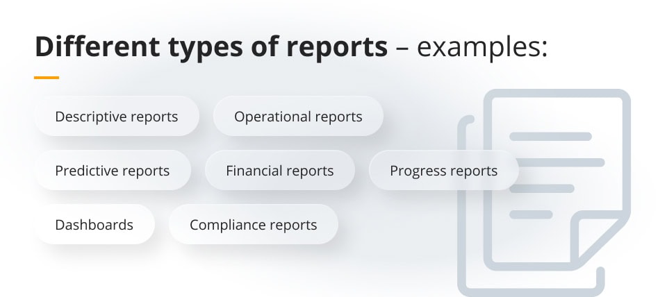 Types of reports